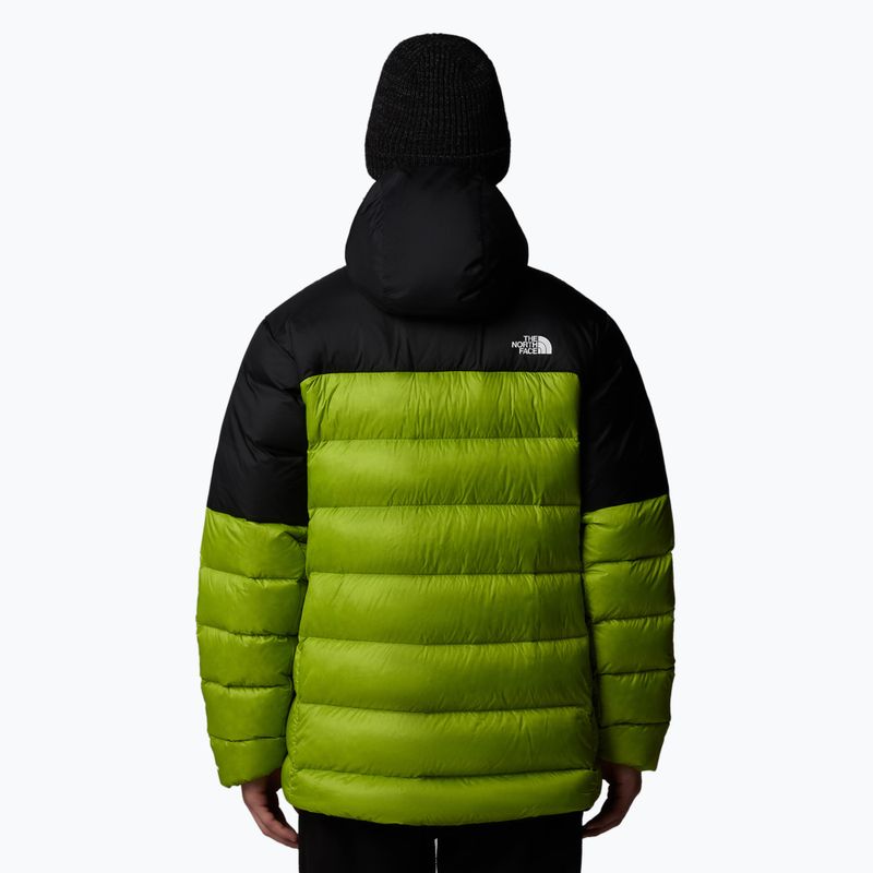 Piumino da uomo The North Face Kalix Down Hoodie prato/nero 3