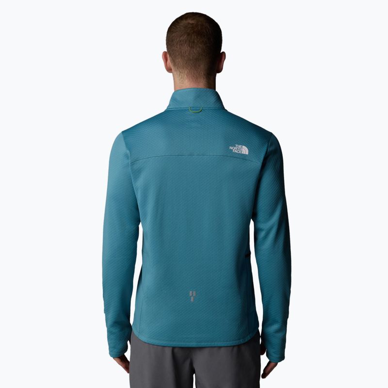 Felpa da corsa da uomo The North Face Winter Warm Pro 1/4 Zip blu alghe 3