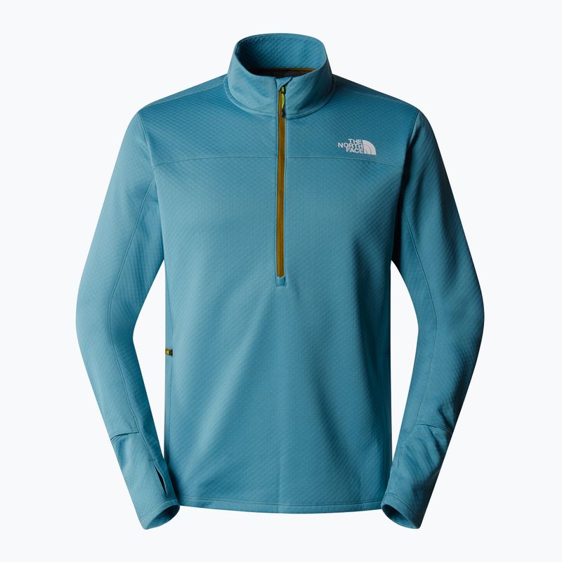 Felpa da corsa da uomo The North Face Winter Warm Pro 1/4 Zip blu alghe 4