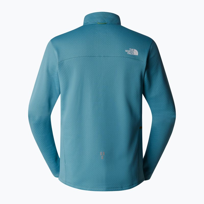 Felpa da corsa da uomo The North Face Winter Warm Pro 1/4 Zip blu alghe 5