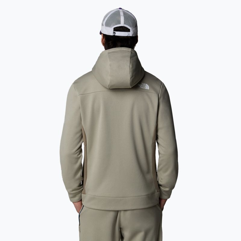 Felpa The North Face Mountain Athletics Full Zip Fleece da uomo grigio argilla/grigio caverna 3