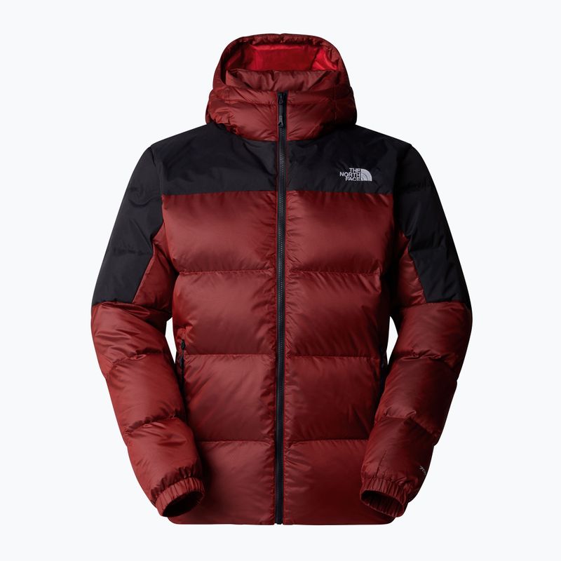 Piumino da uomo The North Face Diablo Down 2.0 Hoodie ad alto rischio rosso/nero heather 5