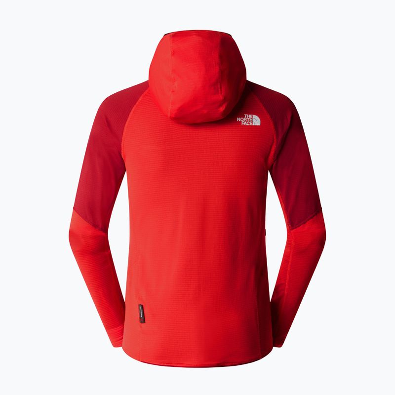 Felpa con cappuccio da uomo The North Face Bolt Polartec rosso alto rischio/rosso granata 6