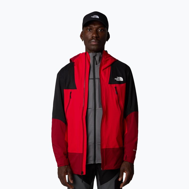 Giacca da pioggia da uomo The North Face Signal 2.5L Dryvent high risk red/garnet red/tnf nero 4