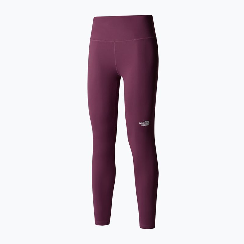 Leggings da corsa da donna The North Face Flex 25In Tight mezzanotte malva 4