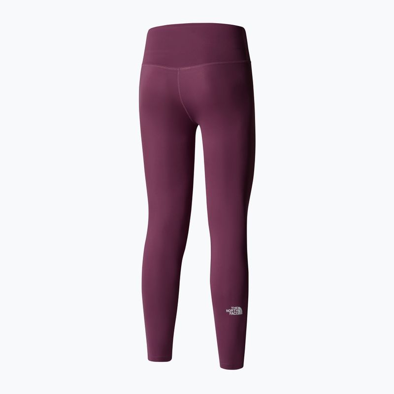 Leggings da corsa da donna The North Face Flex 25In Tight mezzanotte malva 5