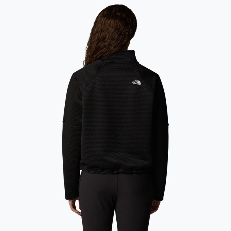 Felpa da trekking da donna The North Face Vertical Thermal 1/4 Zip nero 3