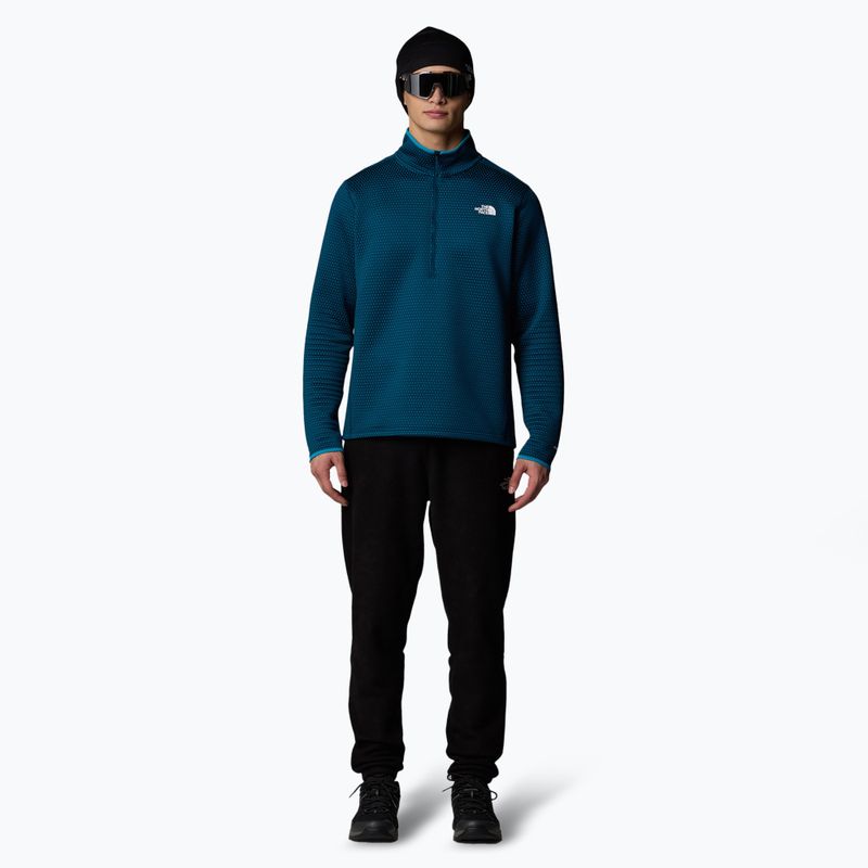 Felpa da trekking da uomo The North Face Vertical Thermal 1/4 Zip midnight petrol 2