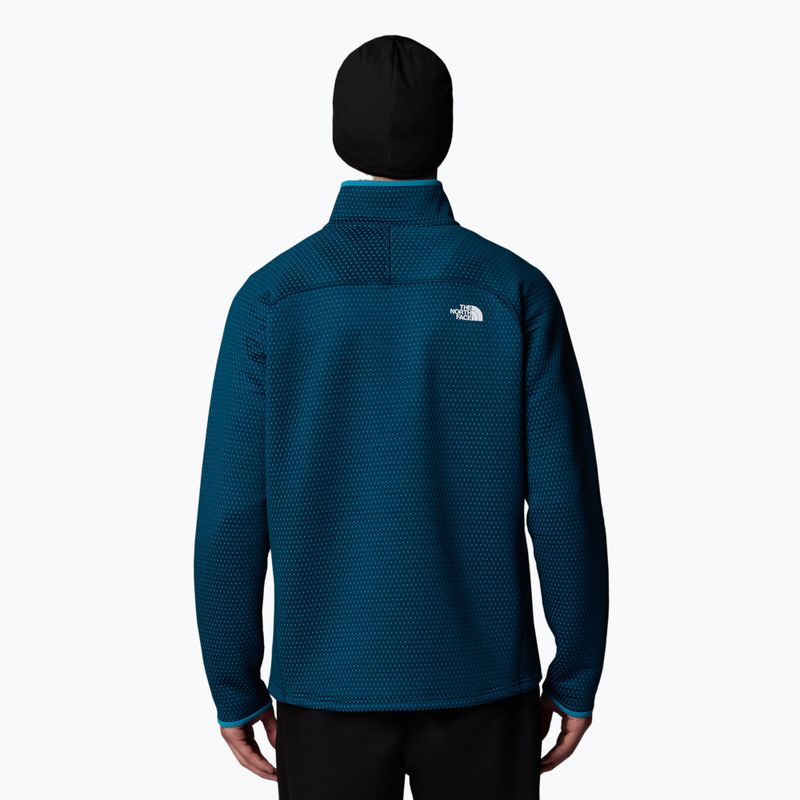 Felpa da trekking da uomo The North Face Vertical Thermal 1/4 Zip midnight petrol 3