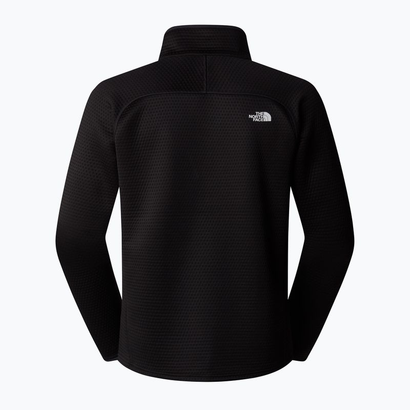 Felpa da trekking da uomo The North Face Vertical Thermal 1/4 Zip nero 5