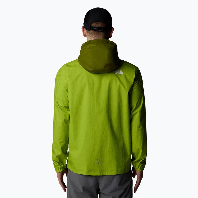 Giacca da corsa The North Face Higher Run Rain Rain da uomo in erba di prato 3