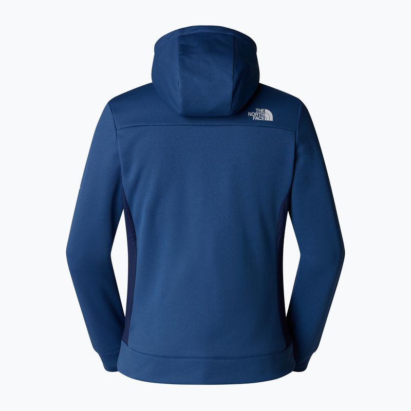 Felpa The North Face Mountain Athletics Full Zip Fleece da uomo, blu ombra/marino scuro 6