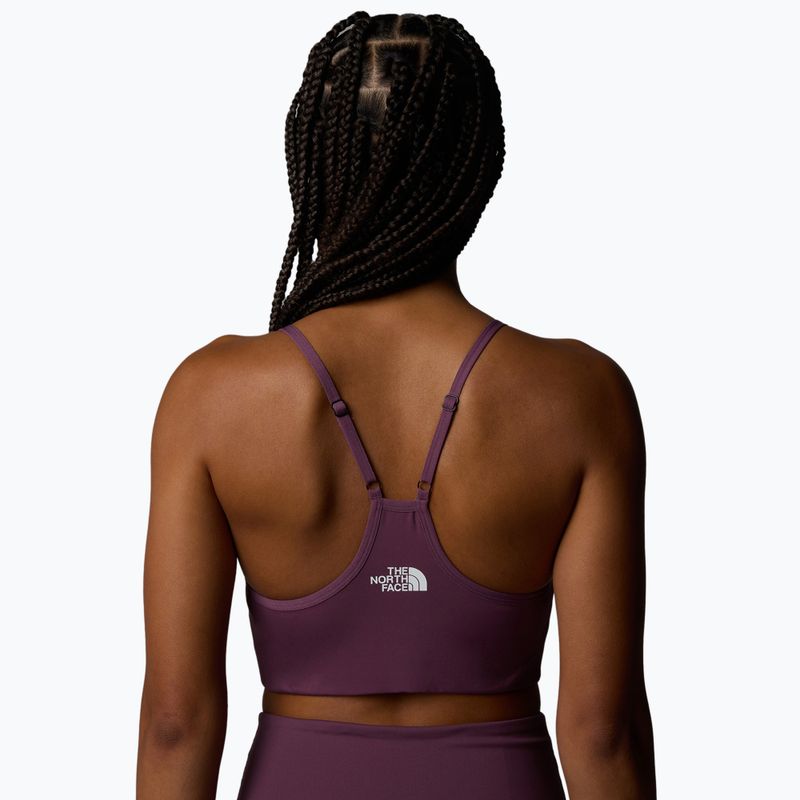 Reggiseno da allenamento The North Face Flex midnight mauve 3