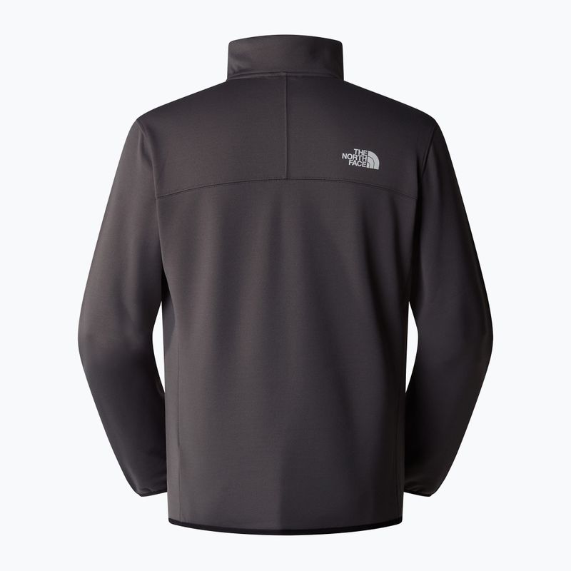 Felpa The North Face Crest 1/4 Zip uomo grigio antracite/nero 5