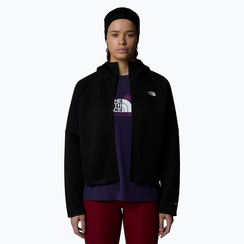 Felpa da trekking da donna The North Face Vertical Thermal FZ Hoodie nero 4