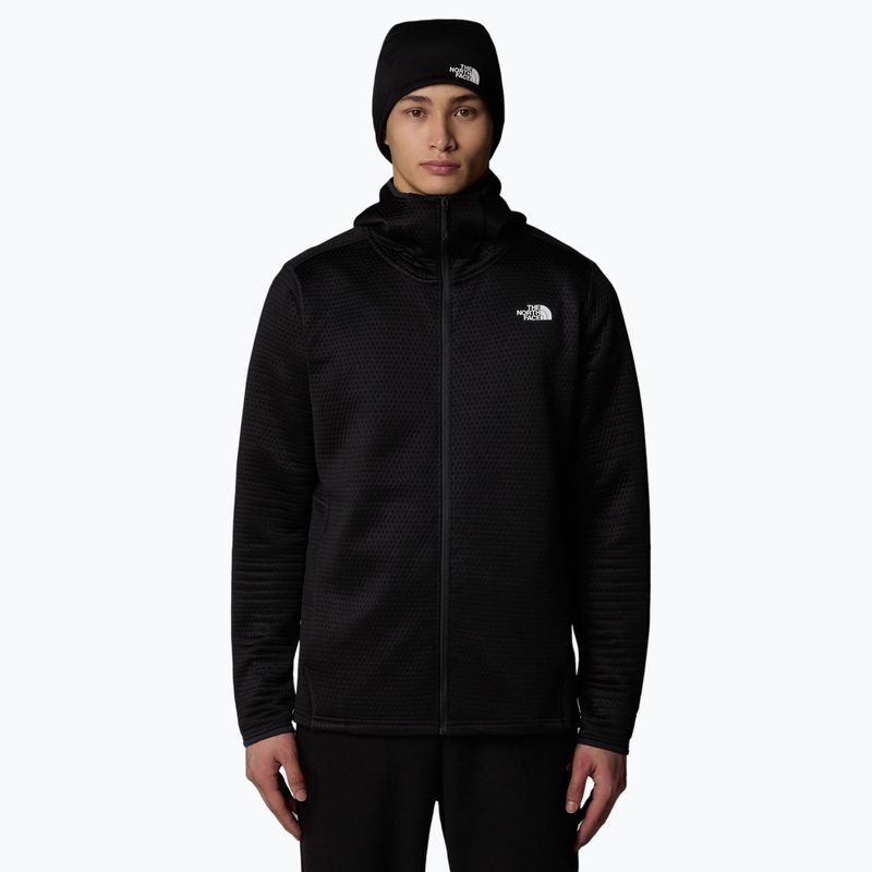 Felpa da trekking da uomo The North Face Vertical Thermal FZ Hoodie nero