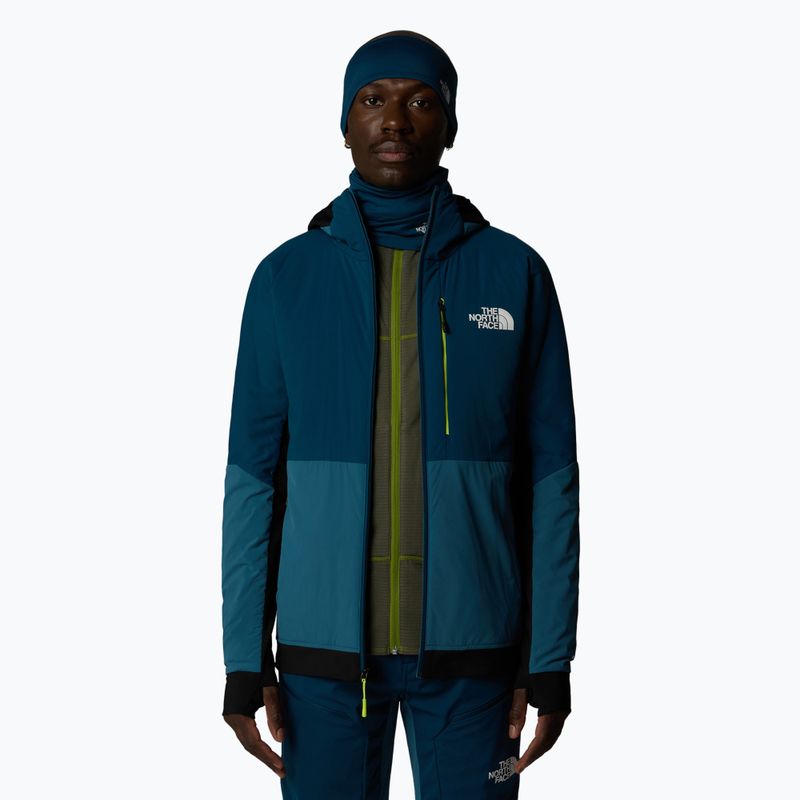 Giacca ibrida da uomo The North Face Binntal Hybrid Ventrix Hoodie blu germano/notturno 4