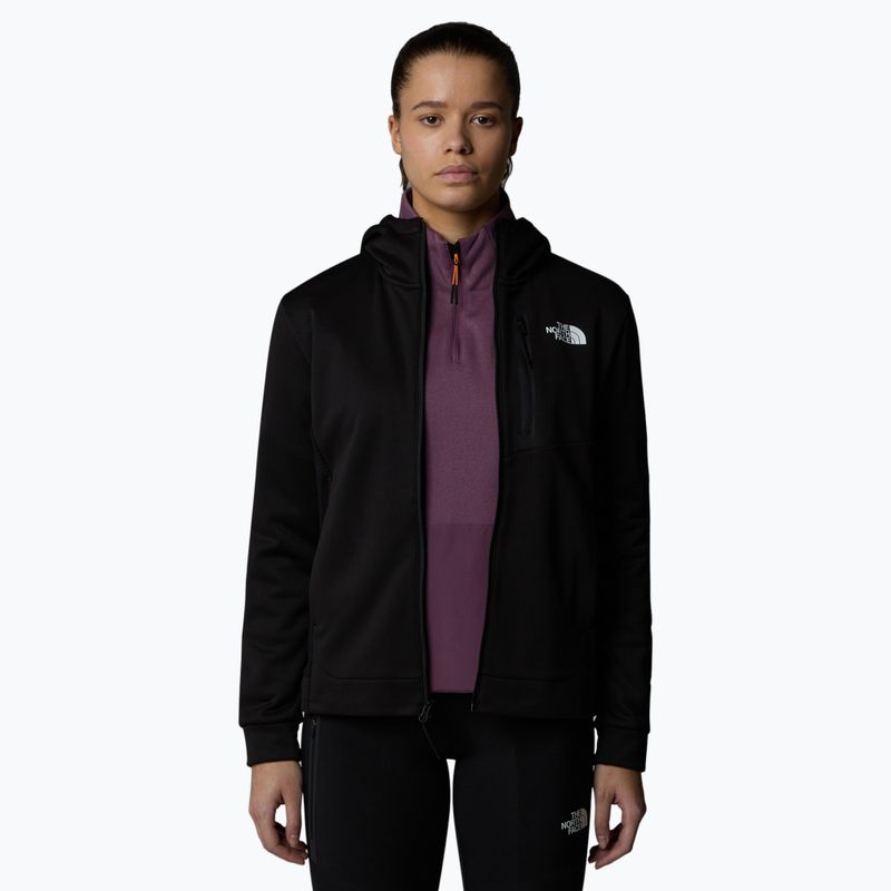 Felpa da donna The North Face Mountain Athletics FZ Fleece nero 4