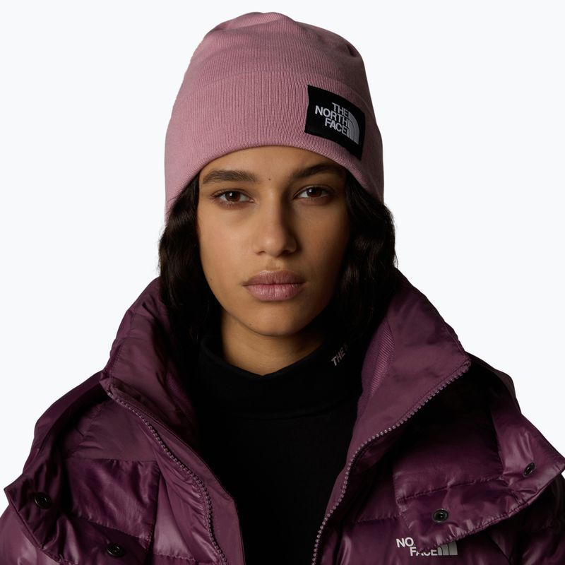 Berretto invernale The North Face Dock Worker Recycled color malva 3