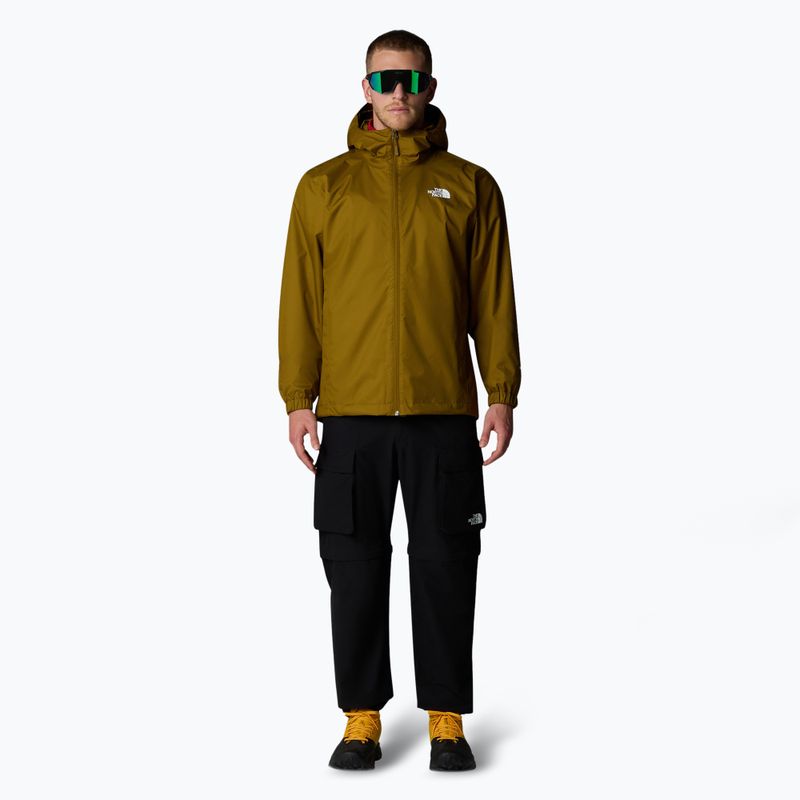 Giacca antipioggia da uomo The North Face Quest verde muschio 2