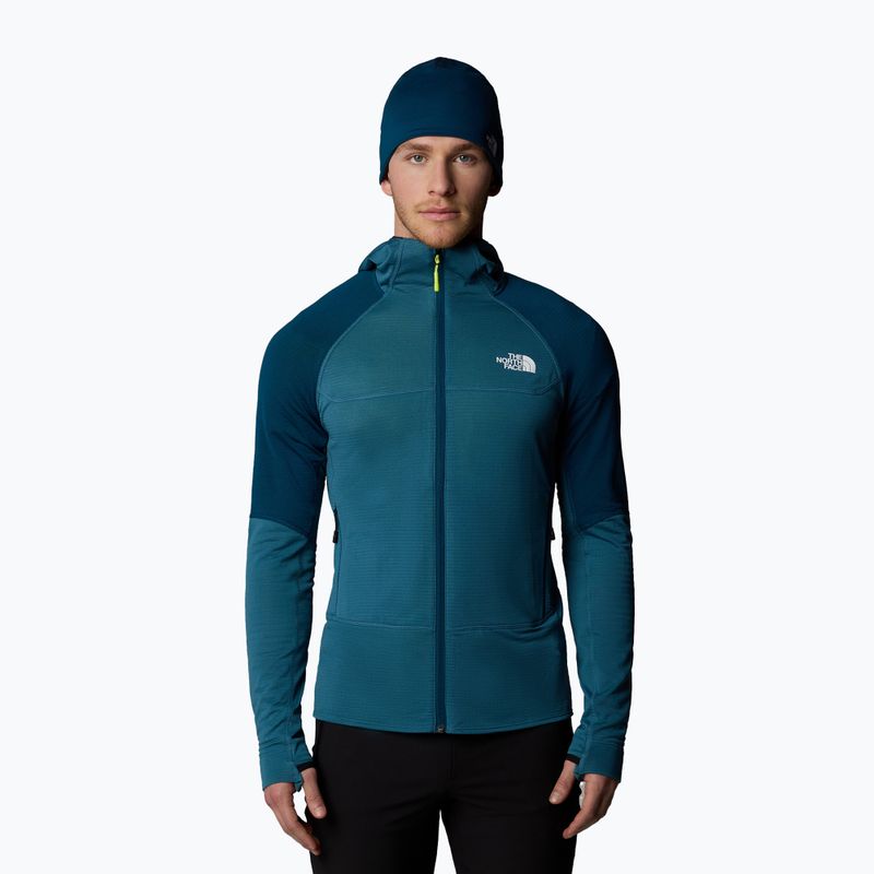 Felpa con cappuccio The North Face Bolt Polartec da uomo blu germano/benzina notte 4