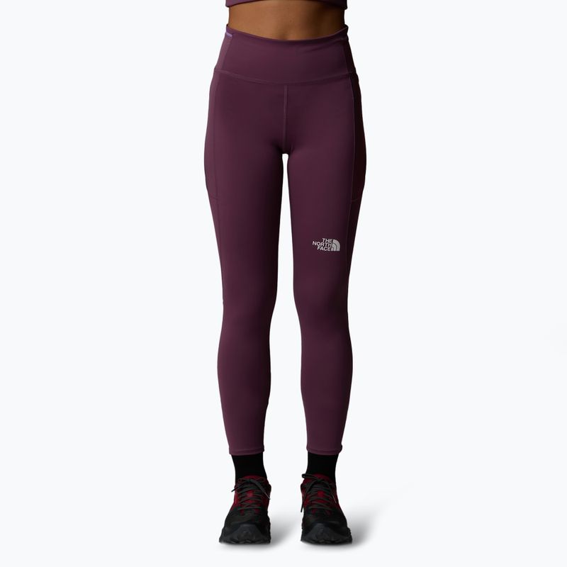 Leggings da corsa da donna The North Face Movmynt 7/8 mezzanotte malva/granito viola