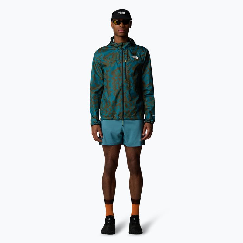 Giacca da corsa in montagna da uomo The North Face Higher Run Wind blu alga 2