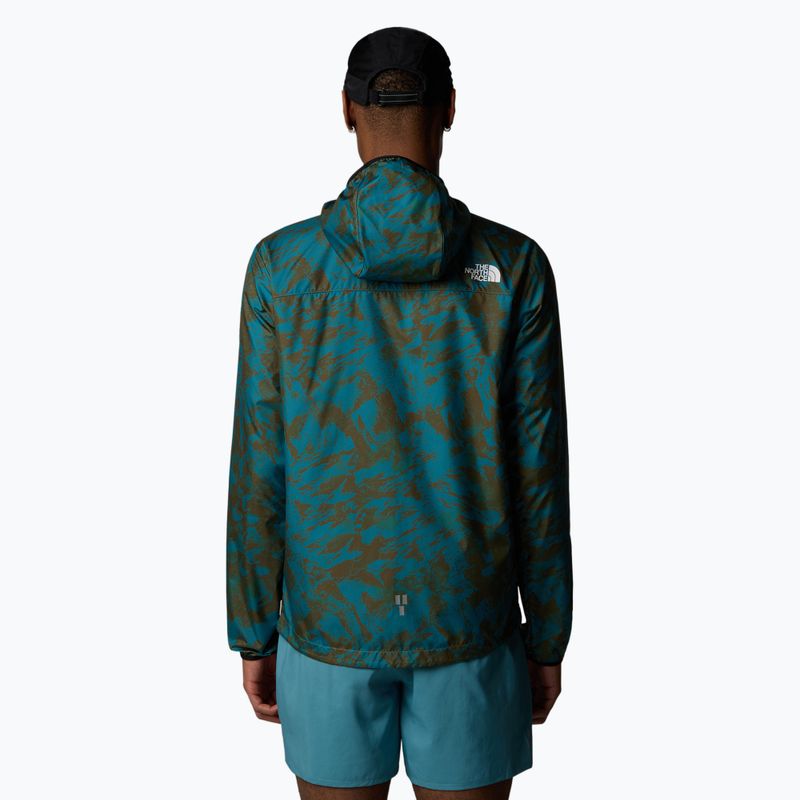 Giacca da corsa in montagna da uomo The North Face Higher Run Wind blu alga 3