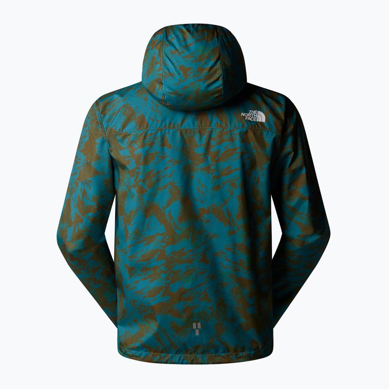 Giacca da corsa in montagna da uomo The North Face Higher Run Wind blu alga 5