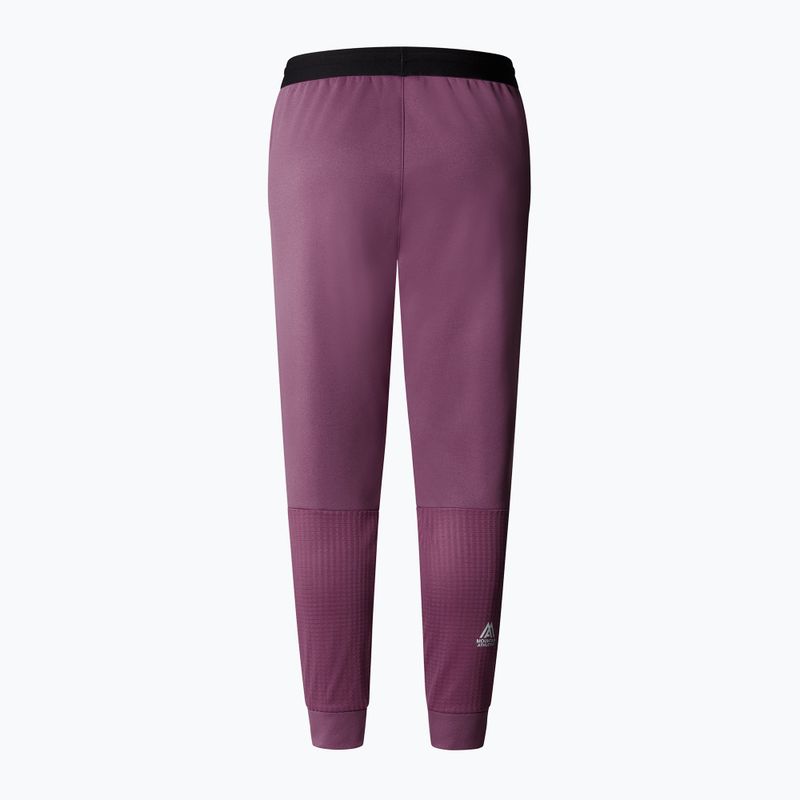 Pantaloni da donna The North Face Mountain Athletics Fleece mezzanotte malva 5