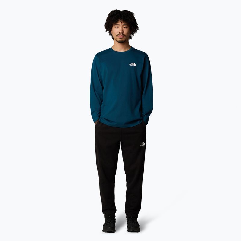 Longsleeve da uomo The North Face Simple Dome, benzina di mezzanotte 2