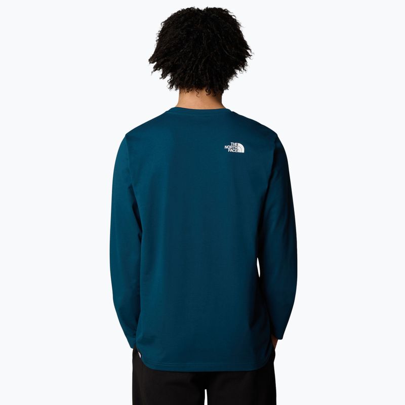 Longsleeve da uomo The North Face Simple Dome, benzina di mezzanotte 3