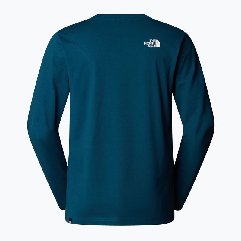 Longsleeve da uomo The North Face Simple Dome, benzina di mezzanotte 5