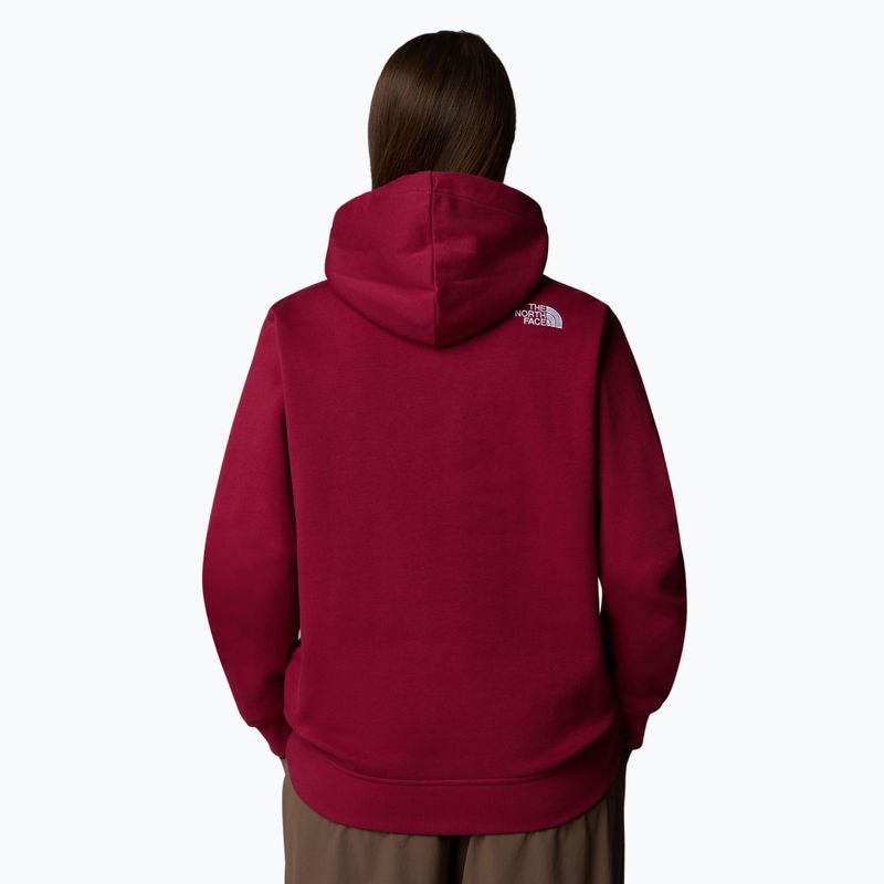 Felpa con cappuccio The North Face Drew Peak Pullover Donna barbabietola 3