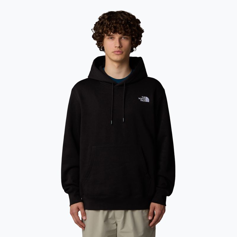 Felpa con cappuccio The North Face Essential Relaxed da uomo, nero
