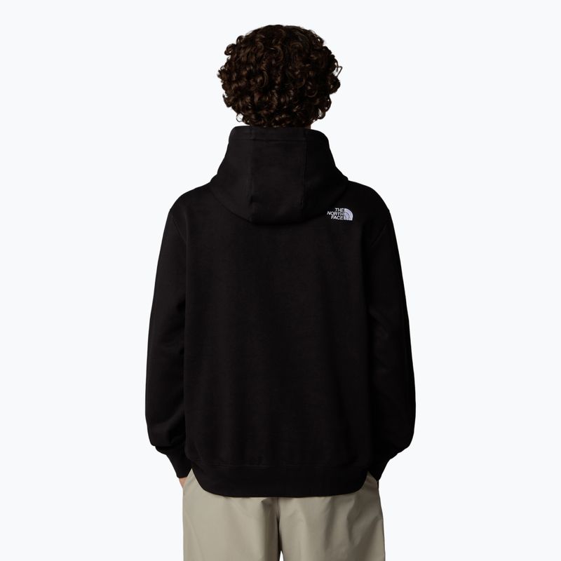 Felpa con cappuccio The North Face Essential Relaxed da uomo, nero 3