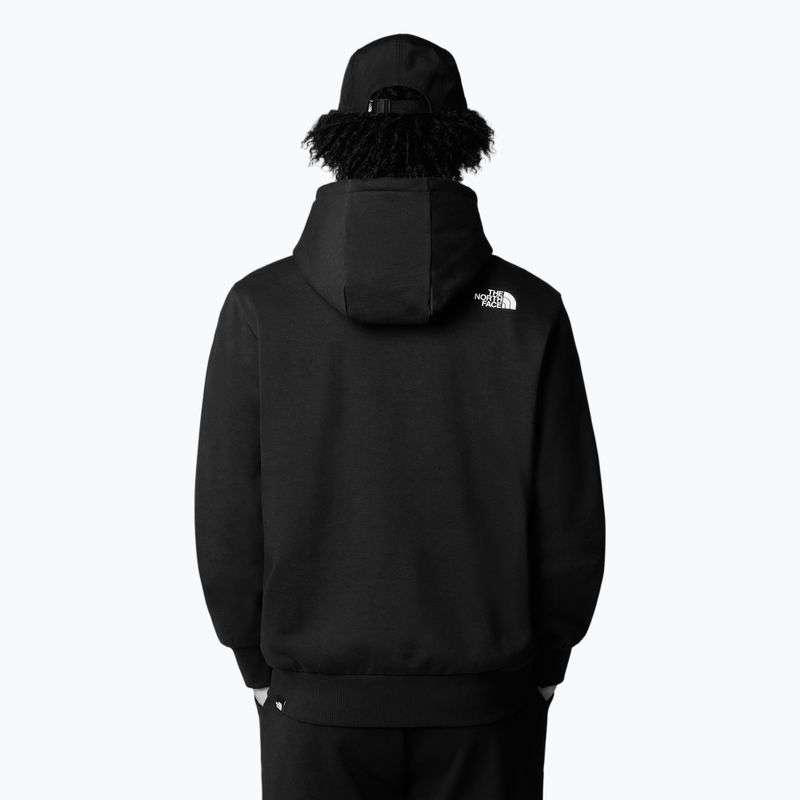 Felpa con cappuccio The North Face Fine Uomo, nero 3