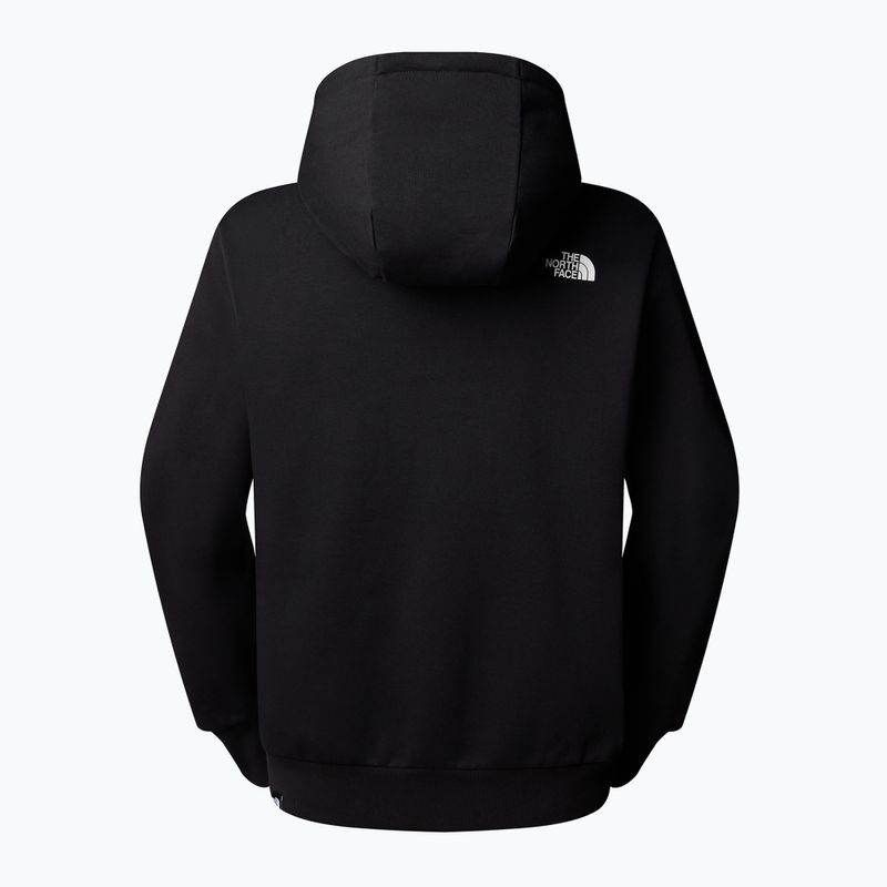 Felpa con cappuccio The North Face Fine Uomo, nero 5