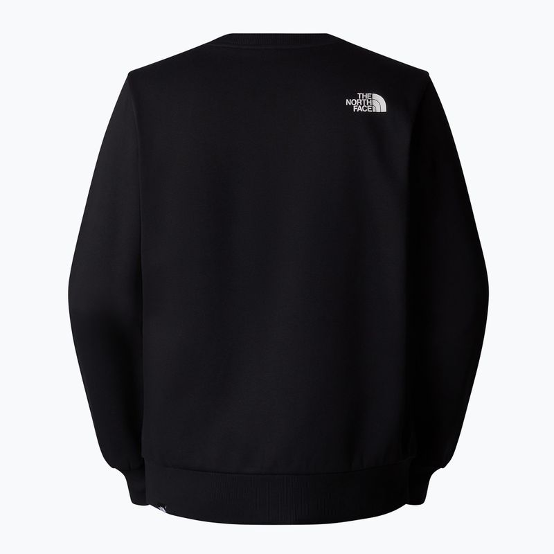 Felpa da uomo The North Face Fine Crew nera 5