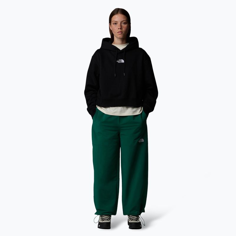 Felpa da donna The North Face Essential Crop nero 2