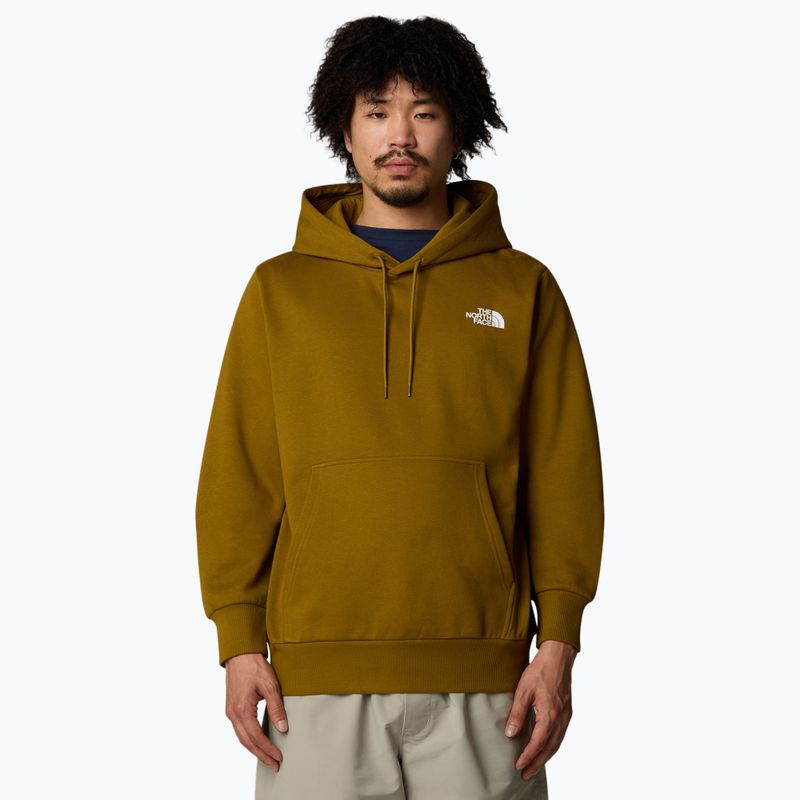 Felpa da uomo The North Face Simple Dome Hoodie verde muschio