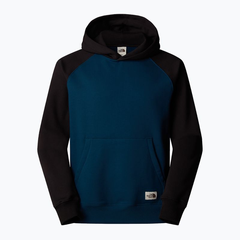 Felpa con cappuccio The North Face Heritage da uomo, nero e petrolio, mezzanotte