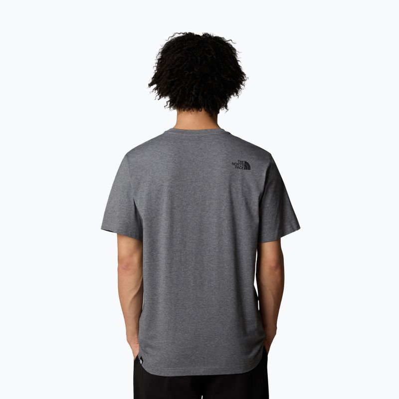 Maglietta The North Face Easy uomo tnf grigio medio heather 3