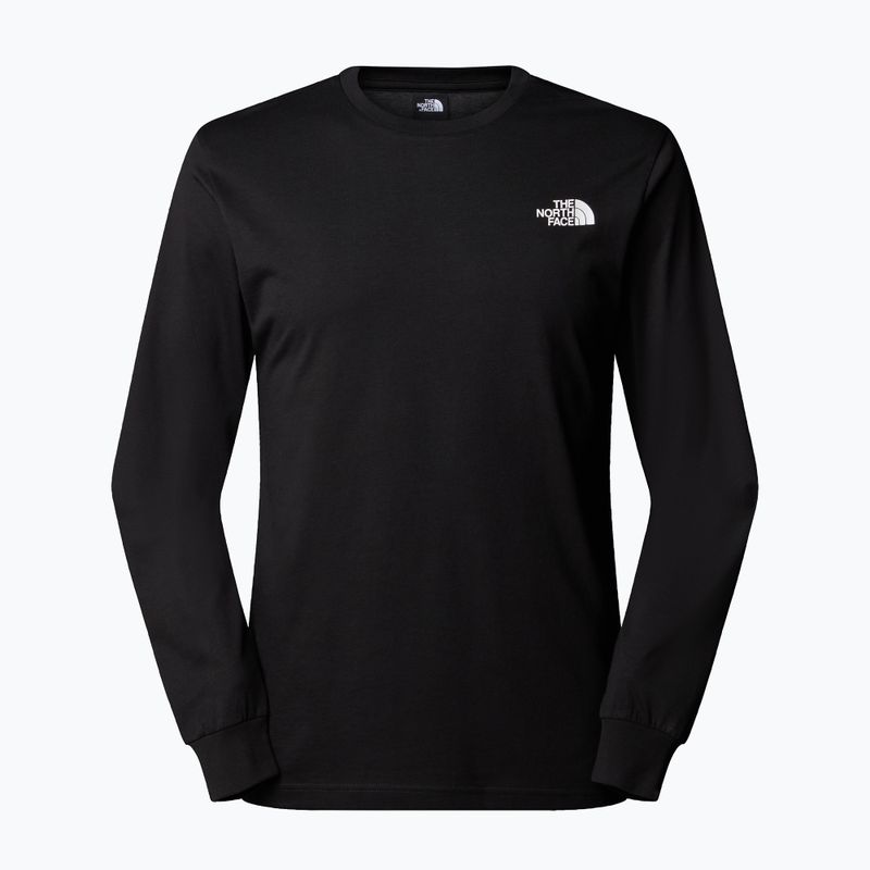 Maglietta The North Face Easy Tee a maniche lunghe da uomo, nero tnf 4