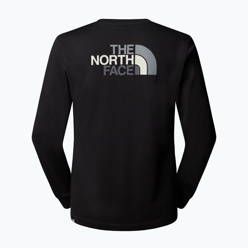 Maglietta The North Face Easy Tee a maniche lunghe da uomo, nero tnf 5