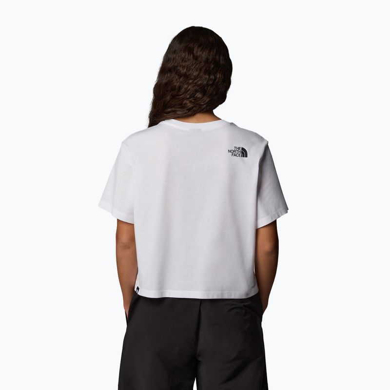 T-shirt donna The North Face Easy Relaxed Cropped bianco 3