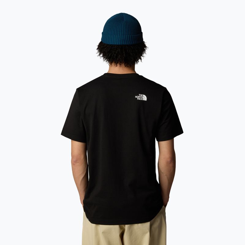 Maglietta da uomo The North Face Fine nero 3