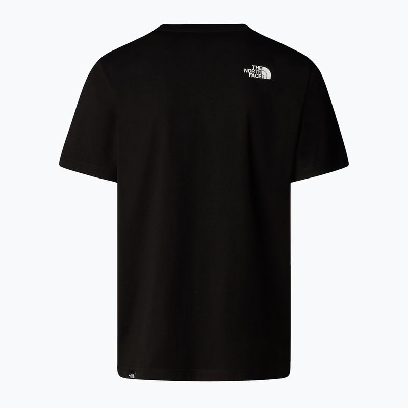 Maglietta da uomo The North Face Fine nero 5