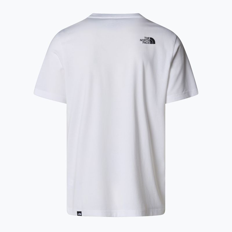 Maglietta The North Face Fine bianca da uomo 5