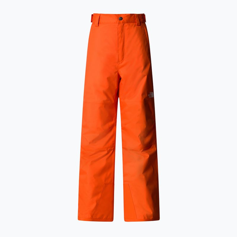 Pantaloni da sci per bambini The North Face Freedom Insulated arancione 4